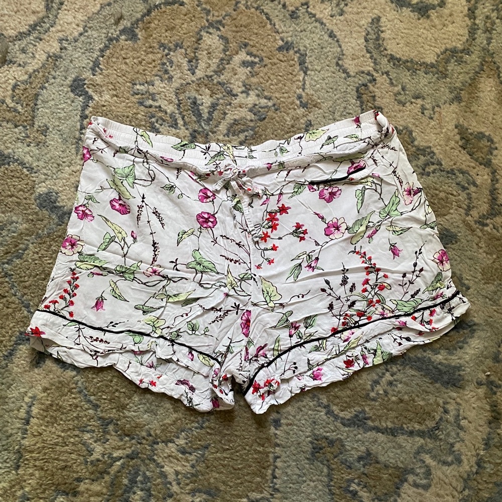 Gap floral rayón viscose sleep shorts